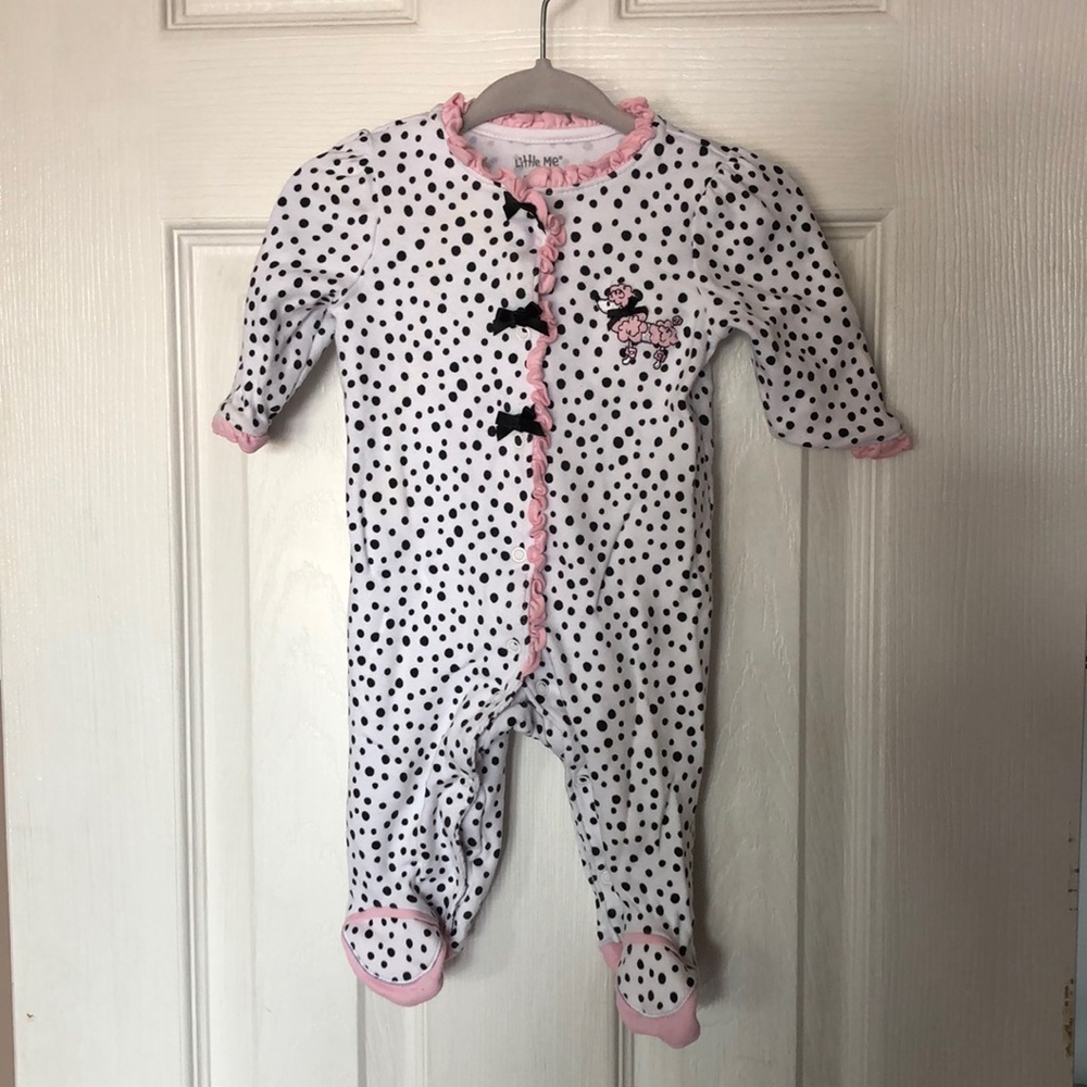 Baby girl footie one piece